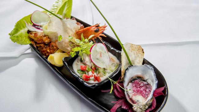 Seafood is the star at new Isle of Capri restaurant Moana. Picture: Jerad Williams