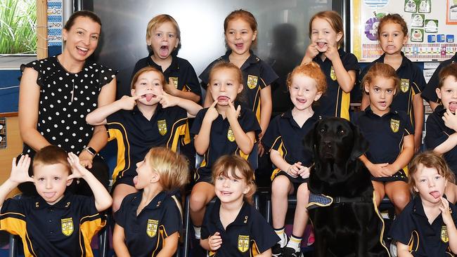 FUNNY FACES: Immanuel Lutheran College Prep I. Picture: Patrick Woods