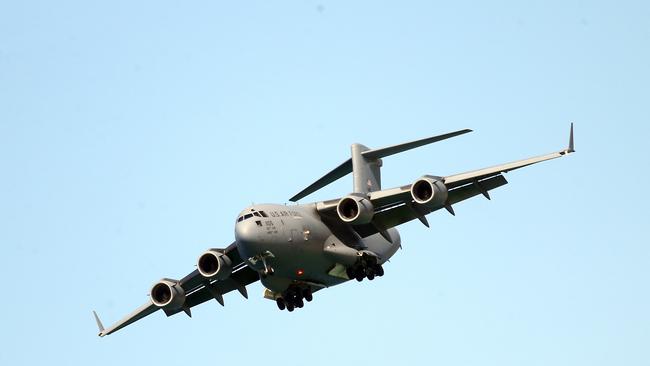 C-17 Globemaster III at day three of the Pacific Airshow, 20 August 2023. Picture: Richard Gosling