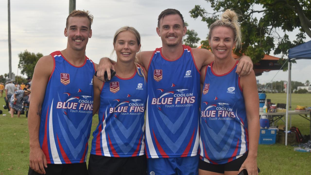 Drew Price, Chloe Sawtell, Adam Russell and Kelly Goodwin from Coolum.