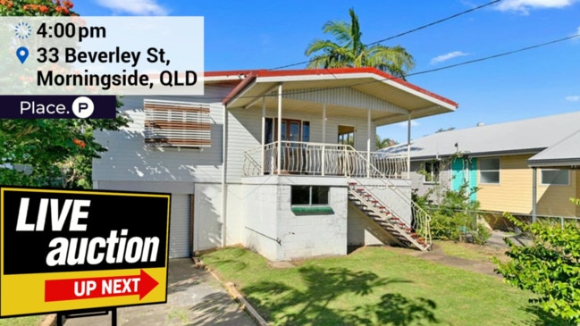 Replay: Brisbane house auctions - 33 Beverley St, Morningside