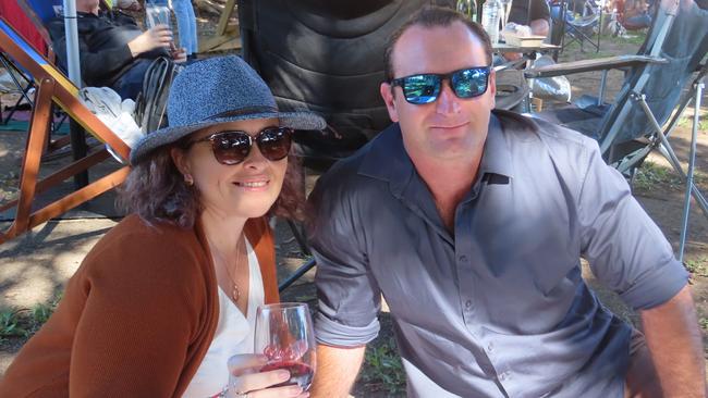 Chantel and Ryan Goodwin at the Relish Food & Wine Festival.