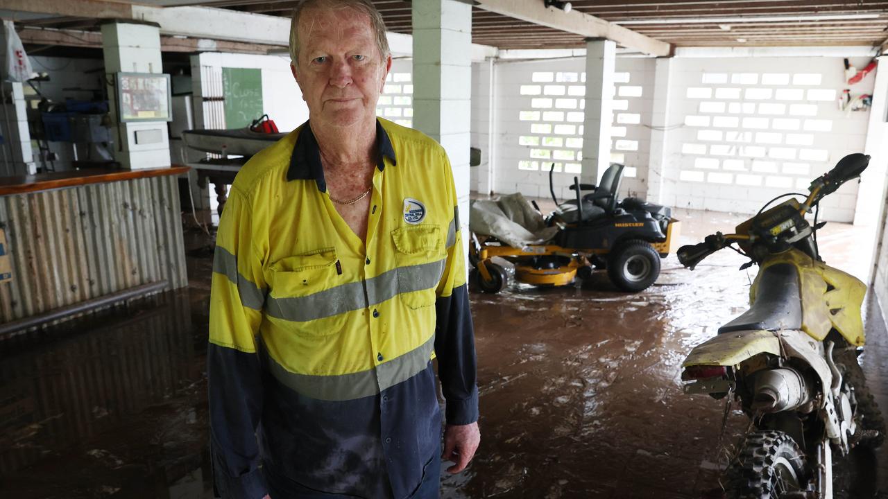 David Eagan has returned home to begin the cleanup after flooding caused by TC Jasper, Mossman. Picture: Liam Kidston