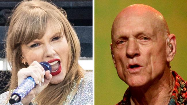 Taylor Swift and Peter Garrett.