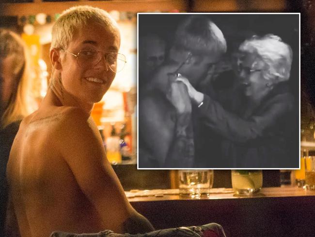 ONE TIME WEB USE ONLY - FEE APPLIES - Justin Bieber spotted taking his shirt off to show some woman his various tattoos. He was at the Blue Door bar in Arrowtown, a favourite celeb haunt, with his DJ mate Martin Garrix again. 21 Mar 2017 Pictured: Justin Bieber. Photo credit: Stephen d'Antal / MEGA TheMegaAgency.com +1 888 505 6342 (Mega Agency TagID: null) [Photo via Mega Agency]