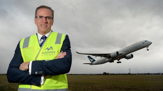 CEO of Melbourne Airport Lyell Strambi. Picture: Andrew Henshaw