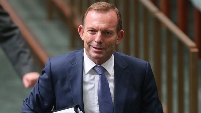 Tony Abbott says it’s his right to speak out on issues as a former Prime Minister, and he’ll keep doing it whenever he likes. Picture: Kym Smith