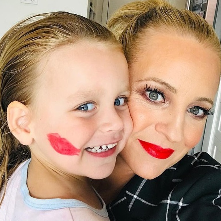 Carrie and her daughter Evie.