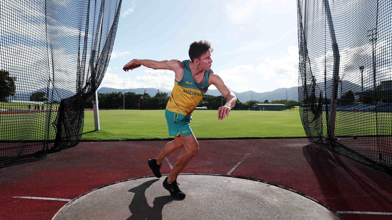 Cairns athlete Liam Gilbert has qualified for the decathlon at the World Athletics Under 20s World Championships in Kenya. Picture: Brendan Radke