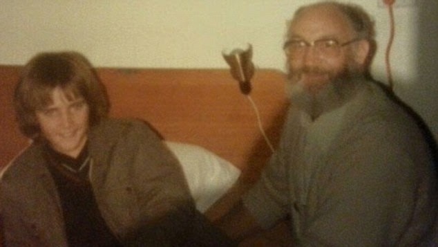 Survivor Paul Levey with his abuser, pedophile priest Gerald Ridsdale. Picture: supplied