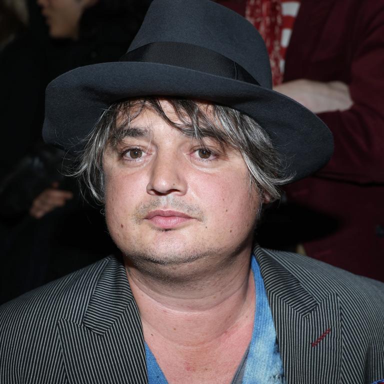 Pete Doherty attends the Celine Men Fall-Winter 2023-2024 show today. Picture: Pascal Le Segretain/Getty