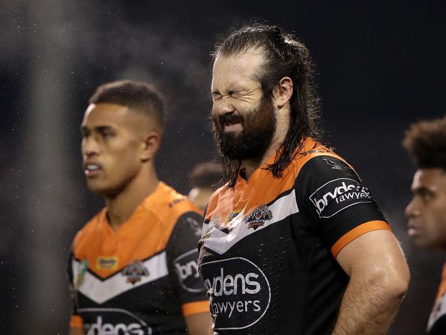 A dejected Aaron Woods.