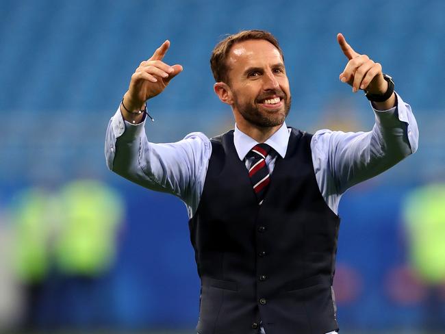 2018 fashion icon Gareth Southgate. Yes, you read that right. Pic: Getty