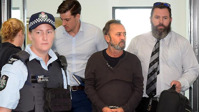 Guiseppe Romeo is extradited from Adelaide last year. PICTURE: Patrina Malone