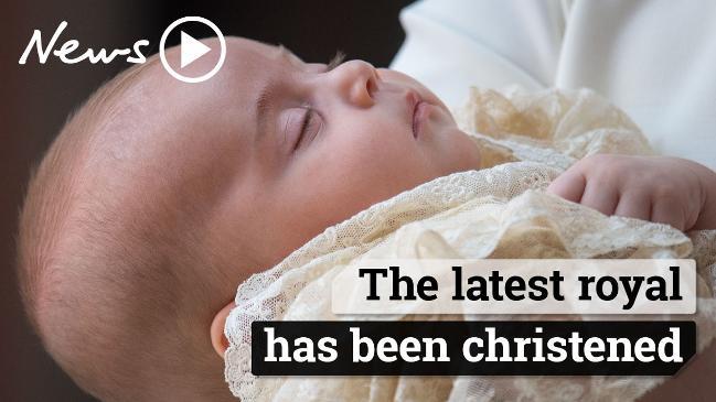 Prince Louis has been christened