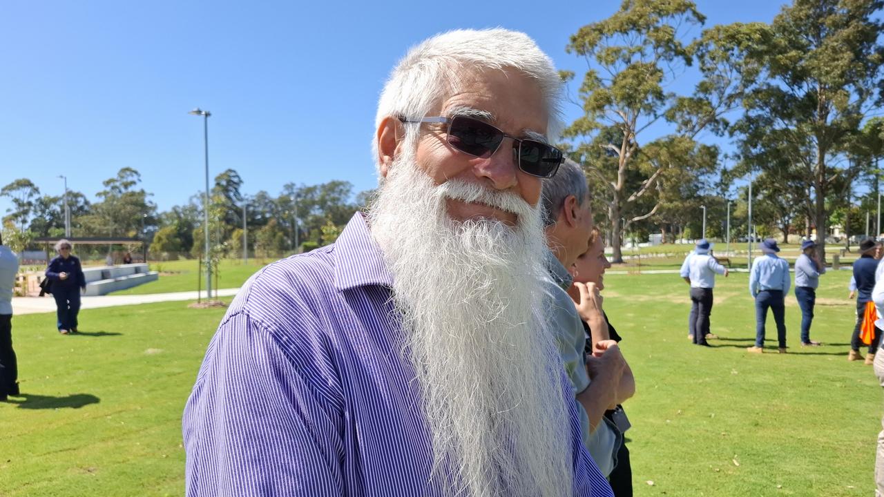 Uncle Richard Widders at the opening.