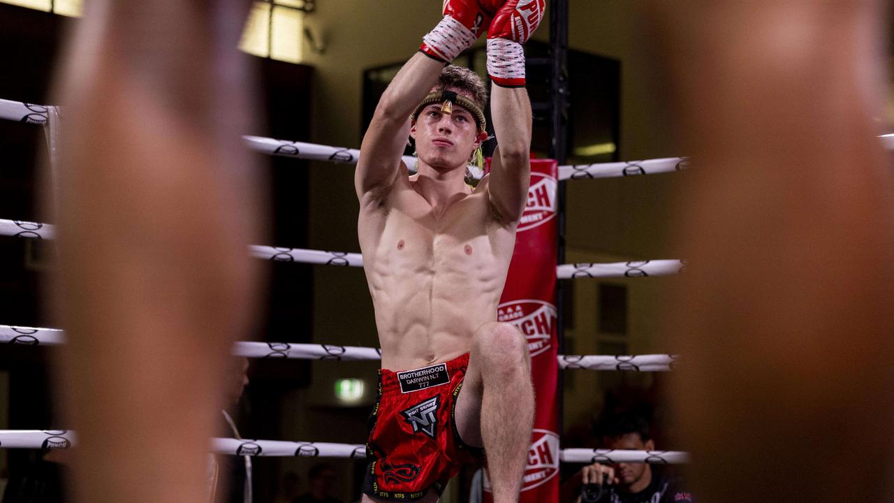 Ivor Peeters at the NT Fight Series XI at Ventia Stadium. Picture: Pema Tamang Pakhrin