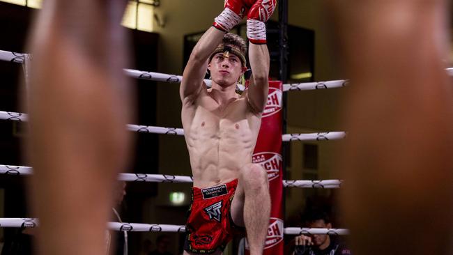 Ivor Peeters at the NT Fight Series XI at Ventia Stadium. Picture: Pema Tamang Pakhrin