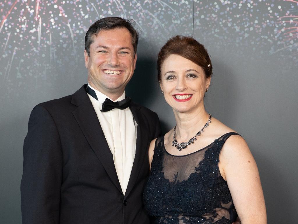 Andrew Terzic and Coralie Cheney were among more than 500 guests who welcomed the new year in grand style with a glittering New Year’s Eve Gala Ball at the Adelaide Convention Centre. 