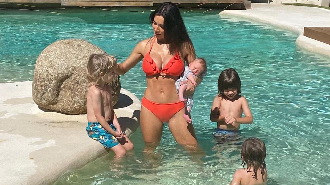 Football Sergio Ramos wife Pilar Rubio stuns 20 days after child birth news.au — Australias leading news site photo