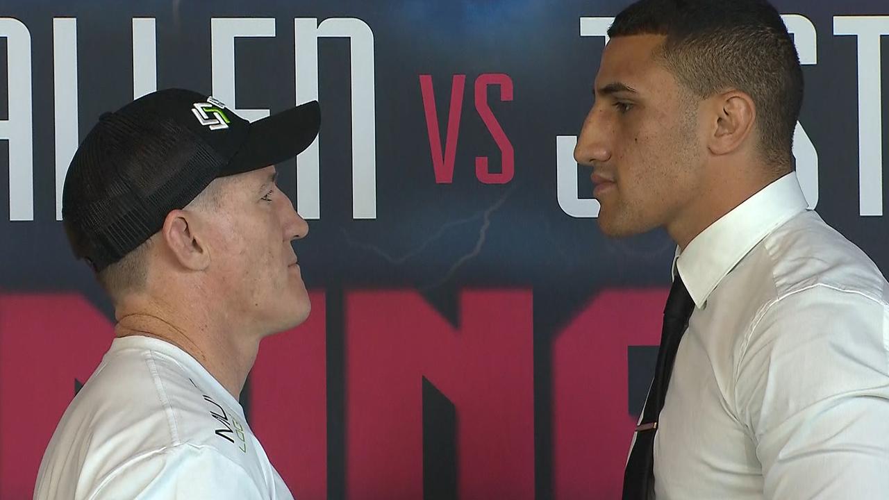 Gallen and Huni face off.