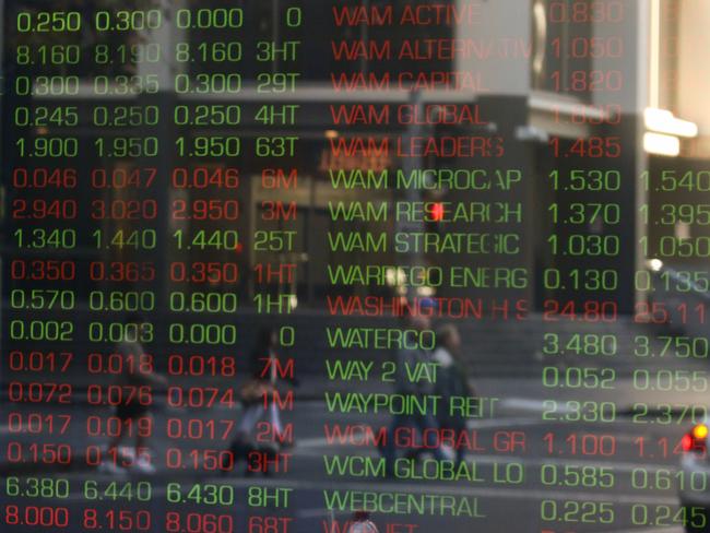 SYDNEY, AUSTRALIA - NEWSWIRE PHOTOS June 13 2022: A general view of the digital boards at the ASX in Sydney as Australia braces for a week of economic carnage. Picture NCA Newswire/ Gaye Gerard.