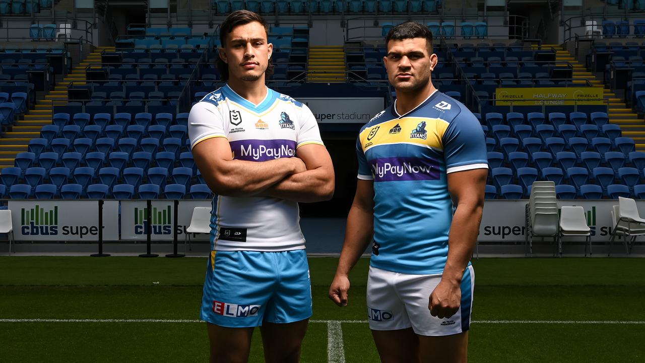 Buy 2023 Gold Coast Titans NRL Home Jersey - Youth - Your Jersey