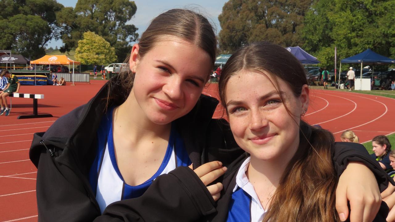 Grammar College's Ava Radbone and April Latham. Picture: Jon Tuxworth