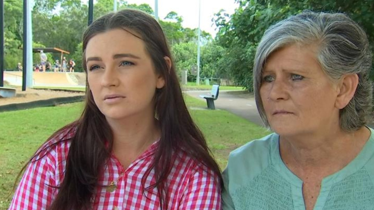 Kodie Greenwood (left) and Cassandra Parker say Brock Greenwood had just wanted to make a difference. Picture: 7NEWS