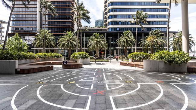 Wentworth Point has a library but no public park for the apartment-crammed suburb. Picture: Monique Harmer