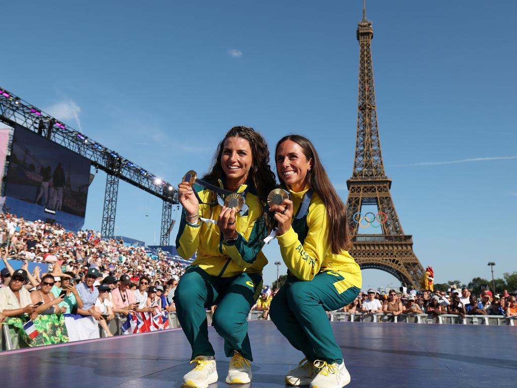 Jessica (L) and Noemie Fox won the hearts of the nation. Picture: Luke Hales /Getty Images