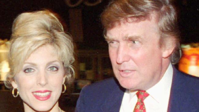 Donald Trump, pictured with his second wife Marla Maples in 1994, has been accused of child rape.