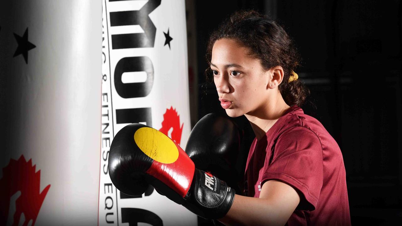 Rising boxer Tiana Rew has been labelled by her coaches as one to watch. Picture: Patrick Woods.