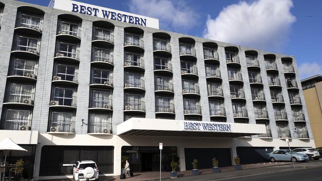 Best Western Hotel at Hobart. Picture: Chris Kidd