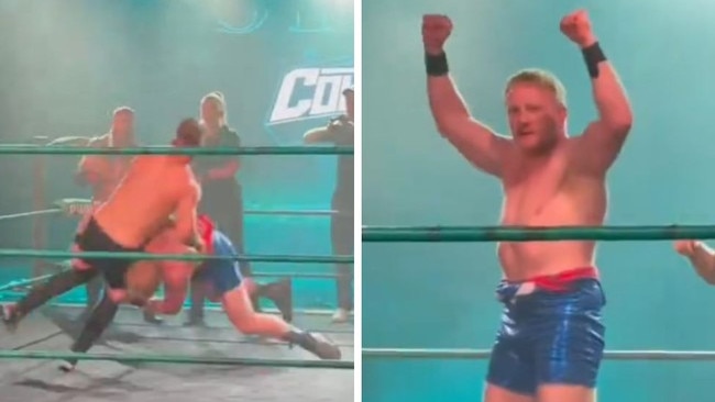 James Graham made his pro wrestling debut. Photo: X.