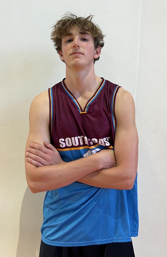 South Coast Basketball 16 years boys. Pictured: Lincoln Schaeche