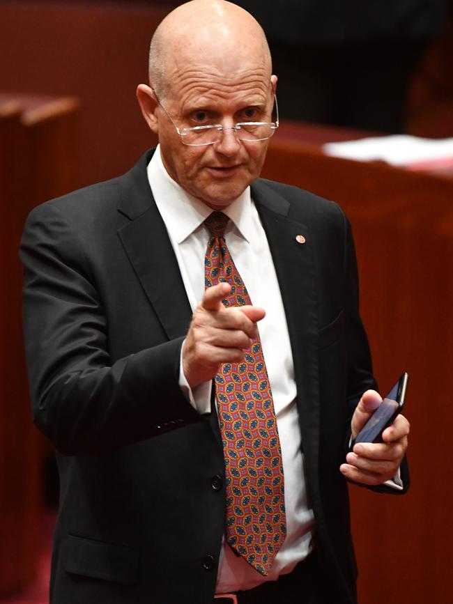 Liberal Democratic Party Senator David Leyonhjelm receives a lot of abuse from the public who assume he is “like every other bad politician”. Picture: AAP