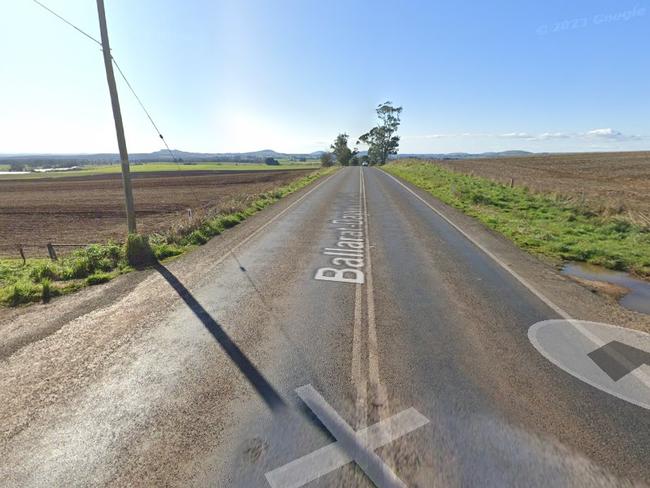 Joshua Pinch's Mazda station wagon drove across the solid white line on Ballarat-Daylesford Rd in Clarkes Hill, hitting a Holden ute and killing 51-year-old Craig Ashley Ridgeway.