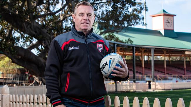 Bears’ CEO Greg Florimo at North Sydney Oval where the club’s history was made - and some say should stay. Picture: Julian Andrews/AAP