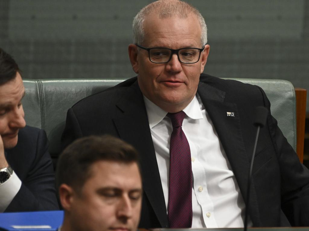 Scott Morrison has taken part in his first interview post-election. Picture: NCA NewsWire / Martin Ollman