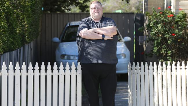 Mr Beales booked an emergency exit seat for the extra leg room. Picture: Peter Ristevski