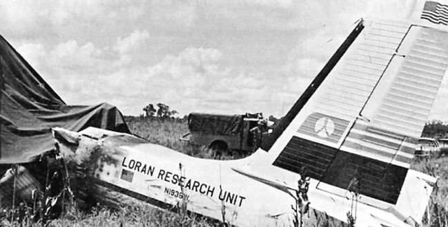 The plane that Donald Tait crashed on purpose near Katherine, Northern Territory, in January 1978. Picture: Peter Bennett