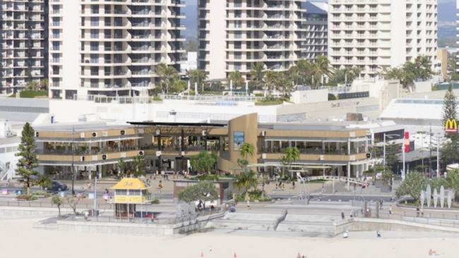 Artist impression of the proposed redevelopment of the Paradise Centre in Surfers Paradise