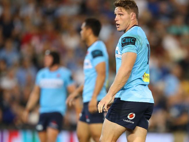 Michael Hooper and the Waratahs found themselves in a world on pain on Saturday night.