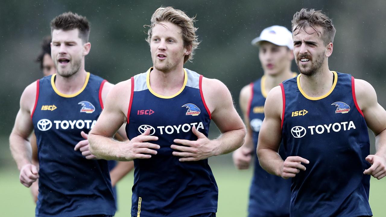 Rory Sloane and the Crows have a point to prove this year. Picture: Sarah Reed