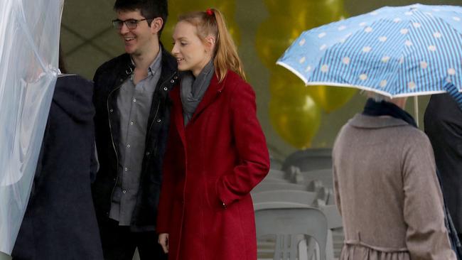 Mourners were asked to wear colour. Picture: Toby Zerna
