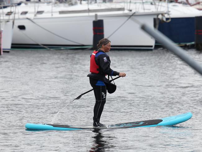 Enjoying the day at the Seafarers Festival at the Bellerive Boardwalk. Picture: MATT THOMPSON