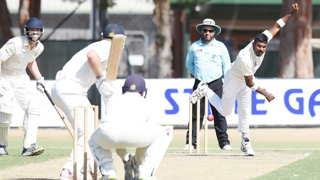 Nilochana Perera in action for Noble Park. Picture: Josie Hayden