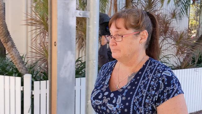 Deborah Karen Mason, 50, and her son Joshua Gary Mason, 23, allegedly tried to cover up a fatal hit and run by burying 50-year-old grandmother Kumanjayi Napurrurla Dixon in an unmarked grave on Monday May 30. Deborah appeared in Darwin Local Court on Wednesday August 17.