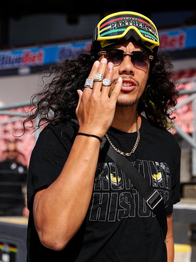 Luai has plenty of bling. Photo: NRL PHOTOS